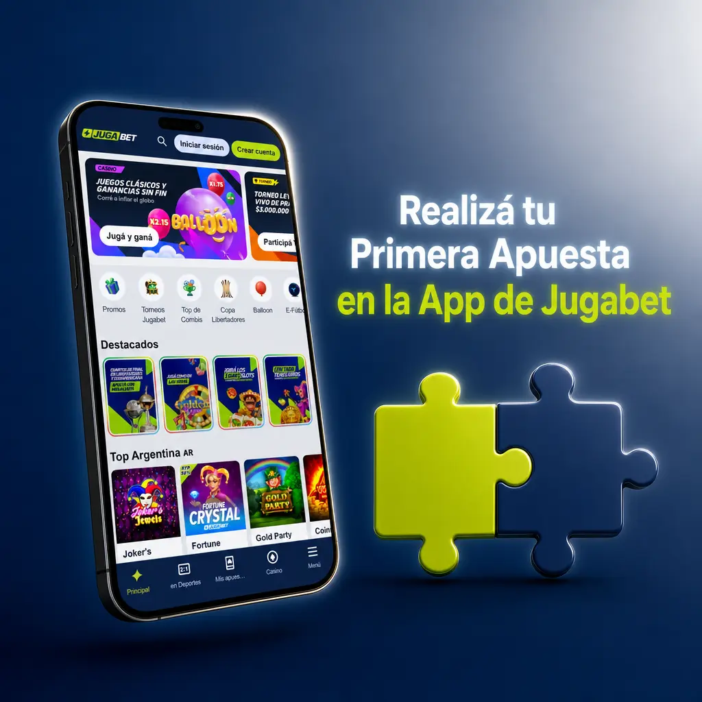 Realizá tu Primera Apuesta en la App de Jugabet