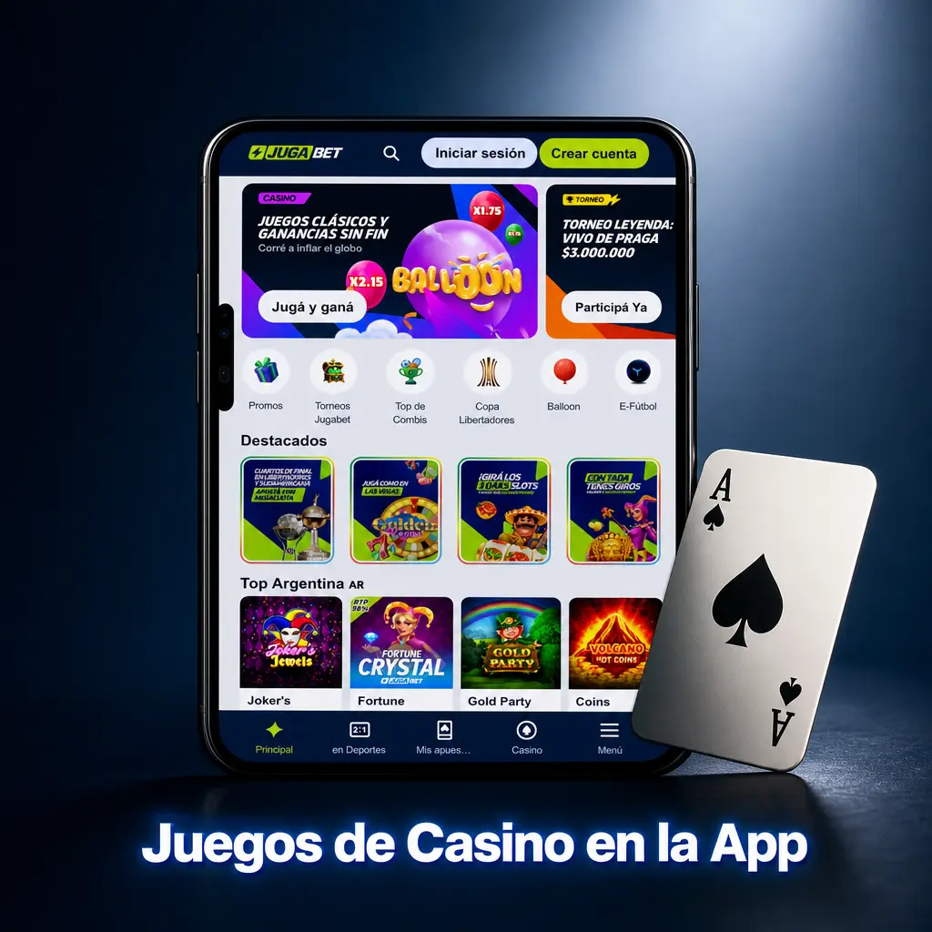 Juegos de Casino en la App